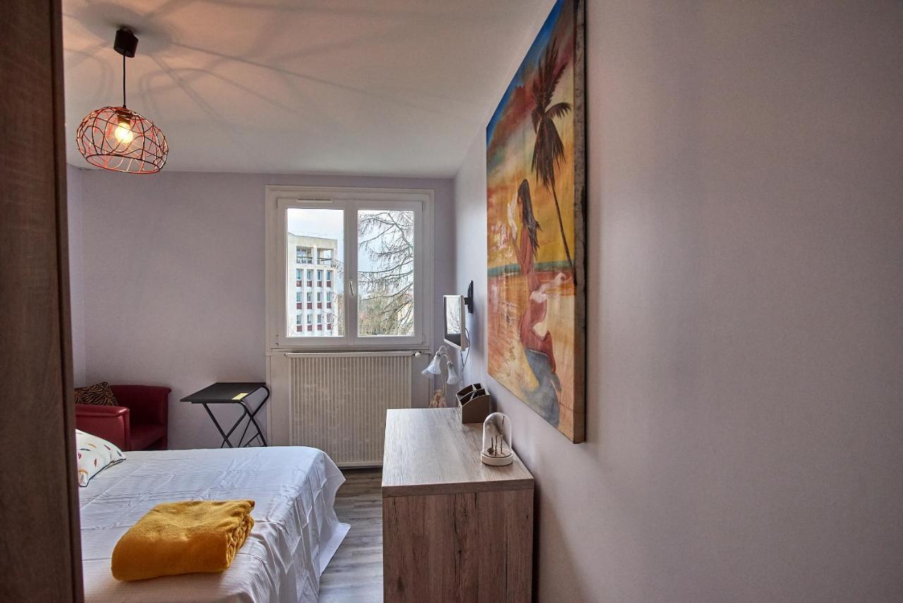 Chambres A Louer Dans Appartement Balcon - Wifi - Parking Gratuit Nevers Exterior foto